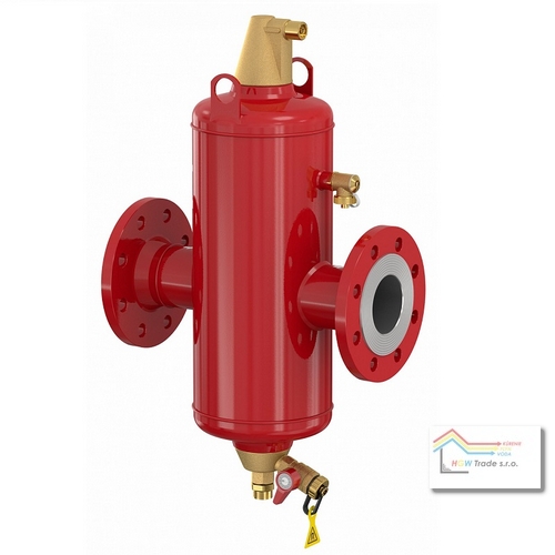 FLAMCOVENT CLEAN F DN65 odplyňovacie a odkaľ.zariad.prírubové